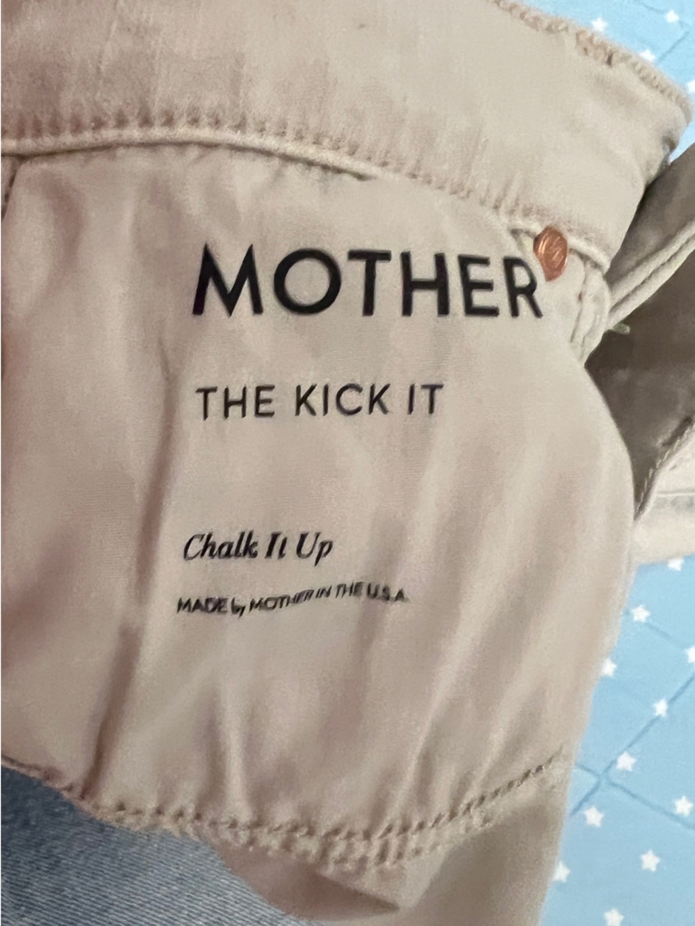 MOTHER The Insider Ankle Fray Chalk It Up Jean size 24 great condition - Picture 4 of 16